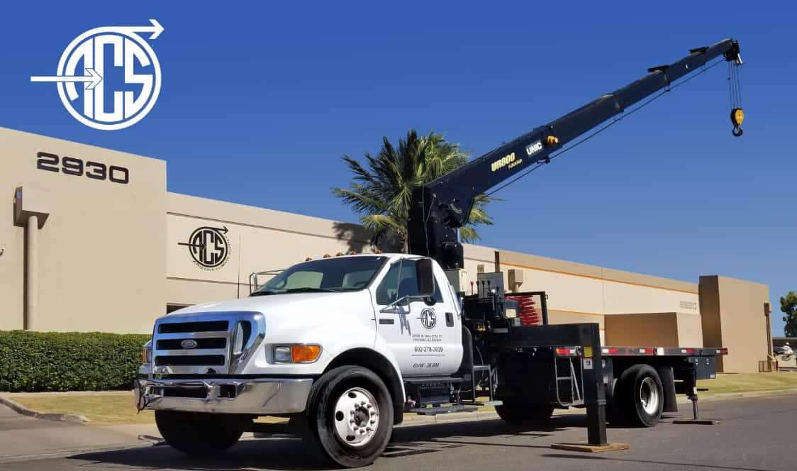 Arizona Climate Supply - F750 18klbs Boom Crane For Hire